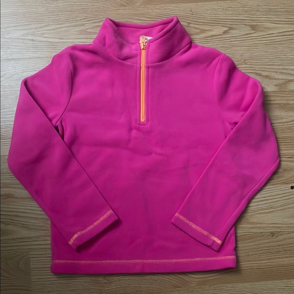 Kids Pink Fleece Pullover
